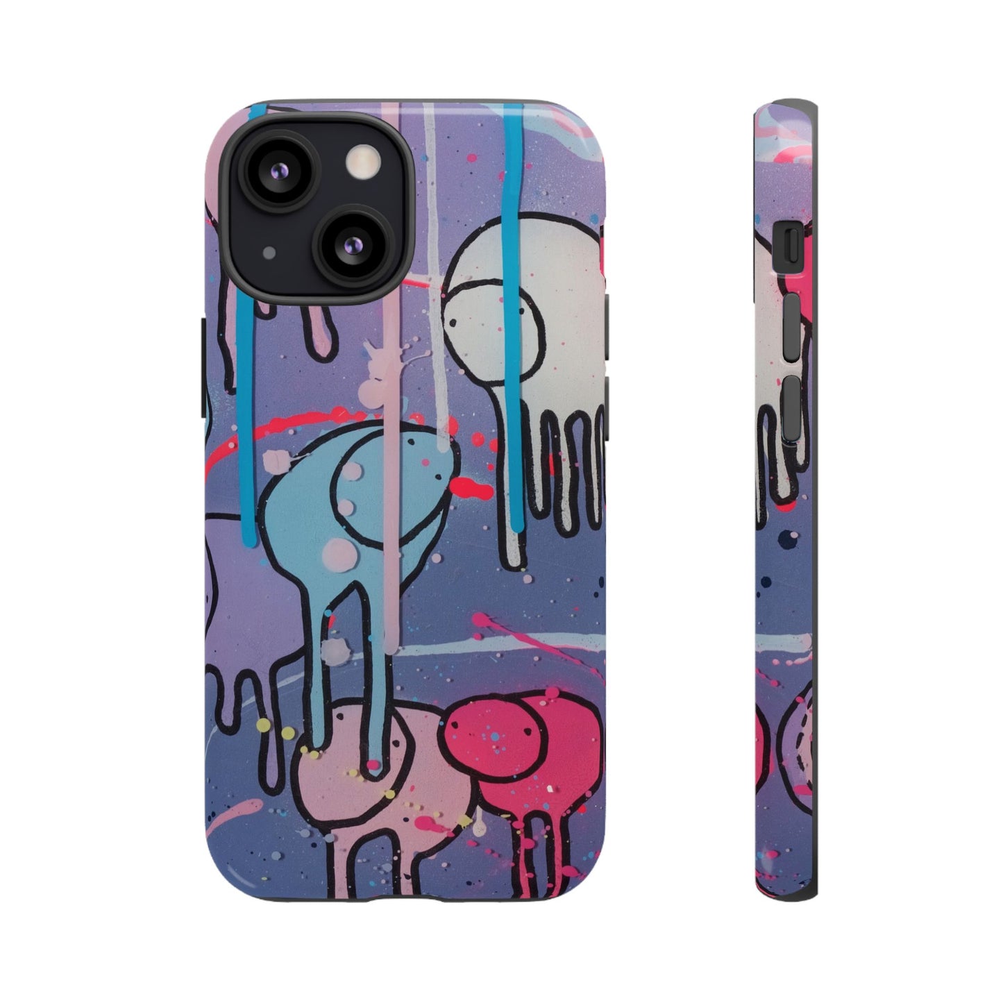 RAINING COWS "Purple Alley Streets" Phone Case