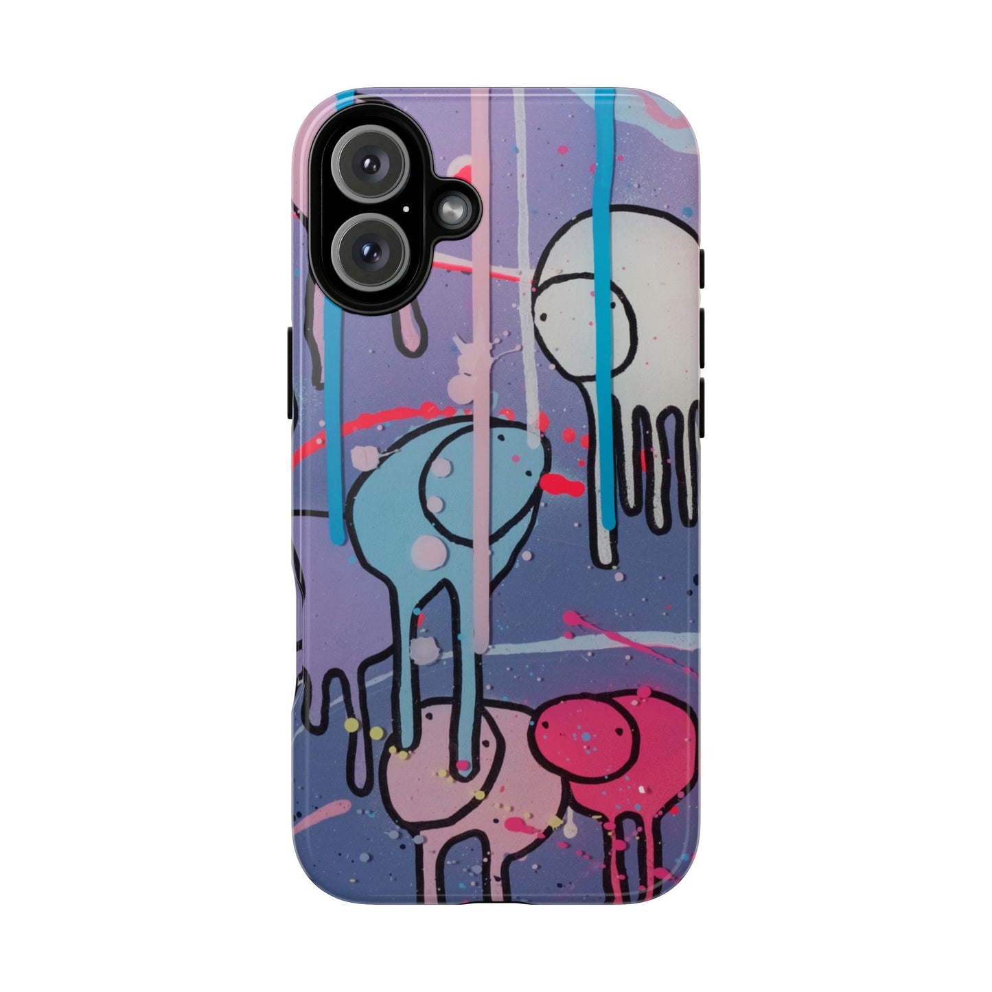 RAINING COWS "Purple Alley Streets" Phone Case