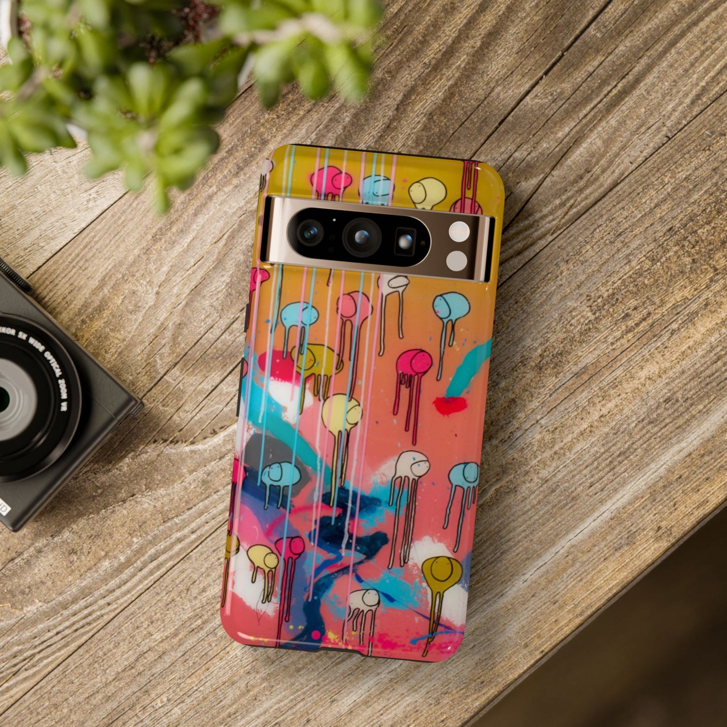 RAINING COWS "Bubble Gum Sun" Phone Case