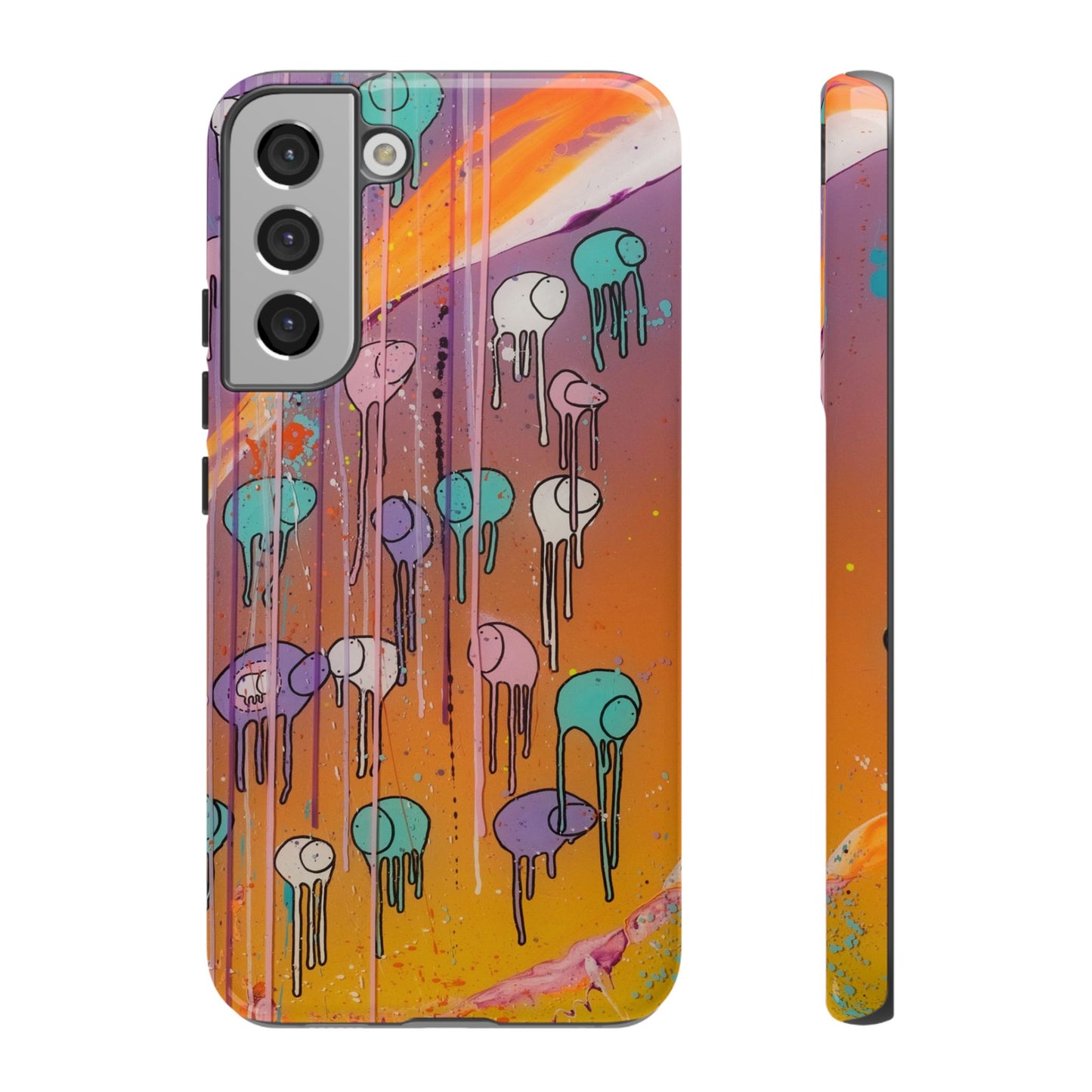 RAINING COWS "Purple Sunset with a Yellow Twist" Phone Case