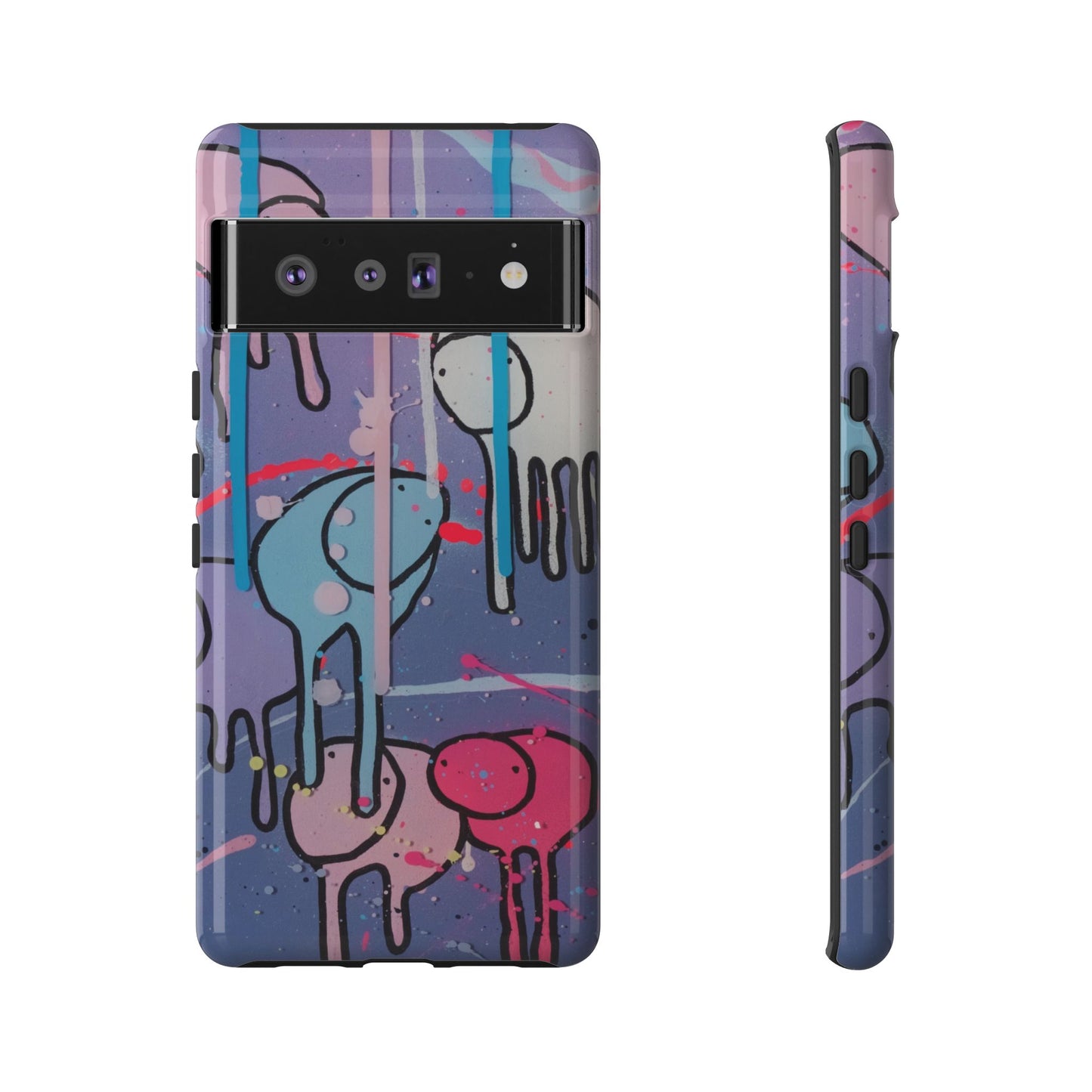 RAINING COWS "Purple Alley Streets" Phone Case