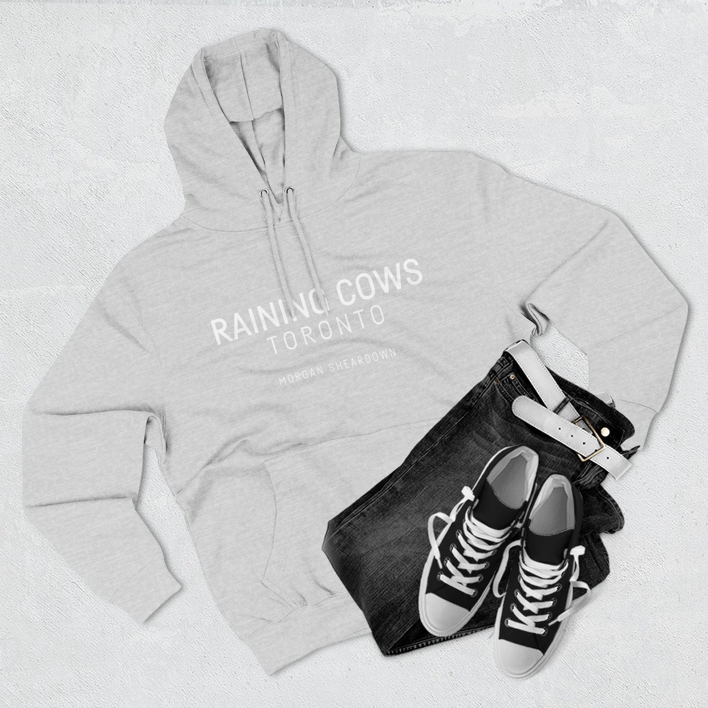 RAINING COWS "The Night Rose Thunder" Hoodie
