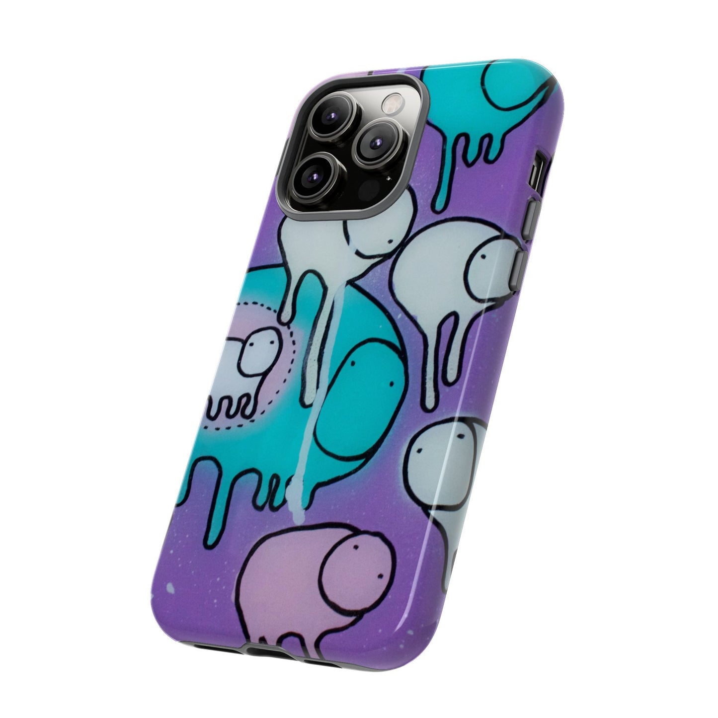 RAINING COWS "Yellow Interference" Phone Case