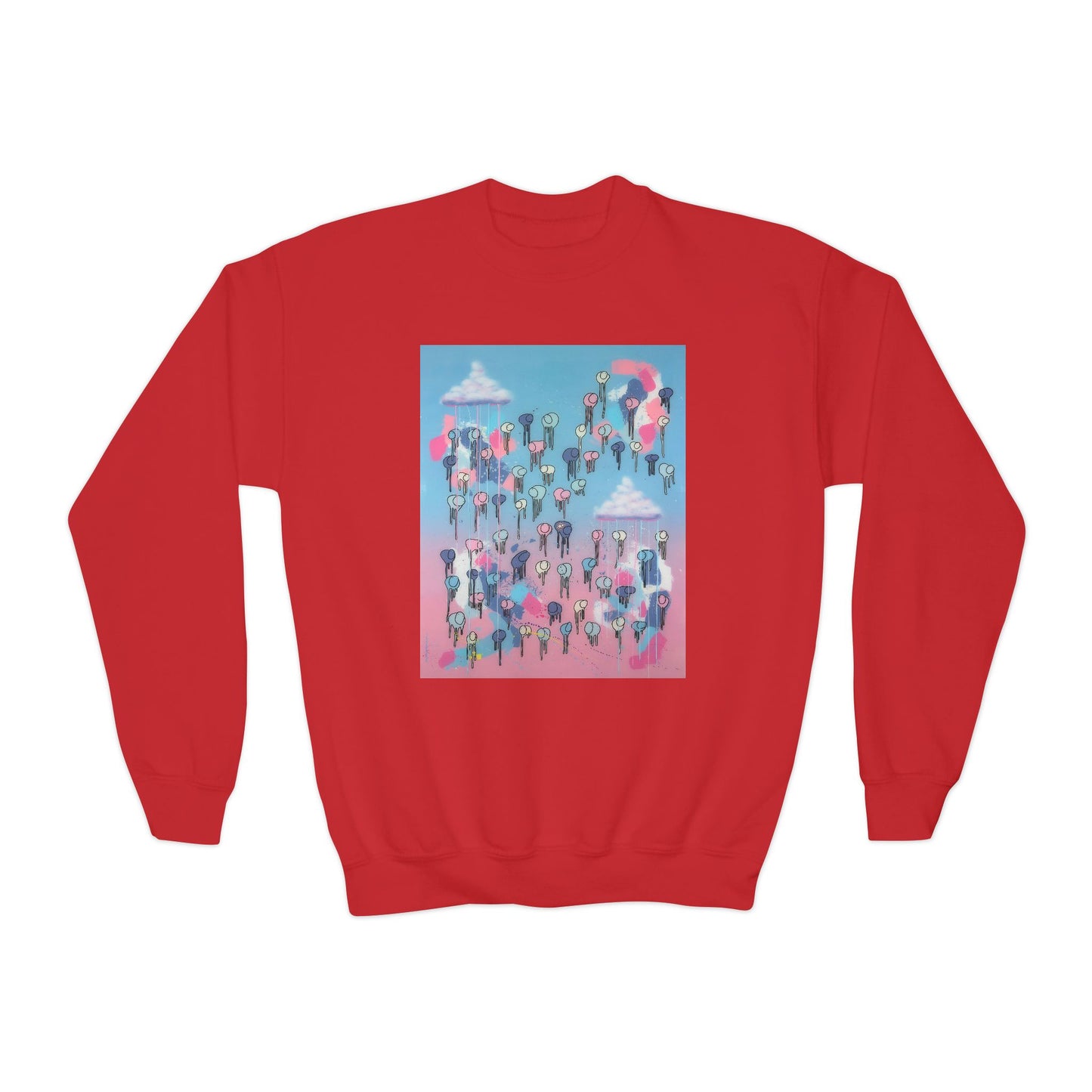 RAINING COWS "Sky Blossom" Kids Sweatshirt