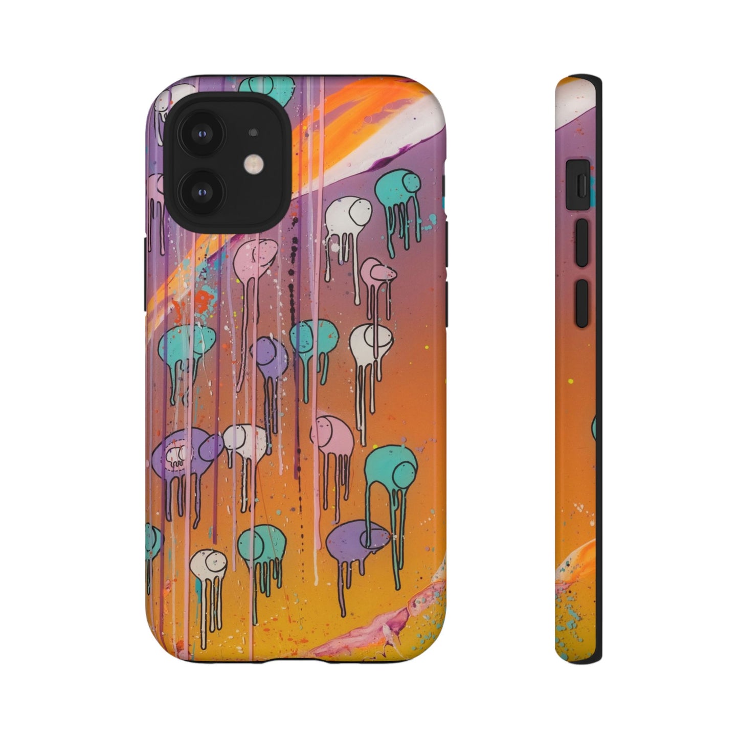 RAINING COWS "Purple Sunset with a Yellow Twist" Phone Case