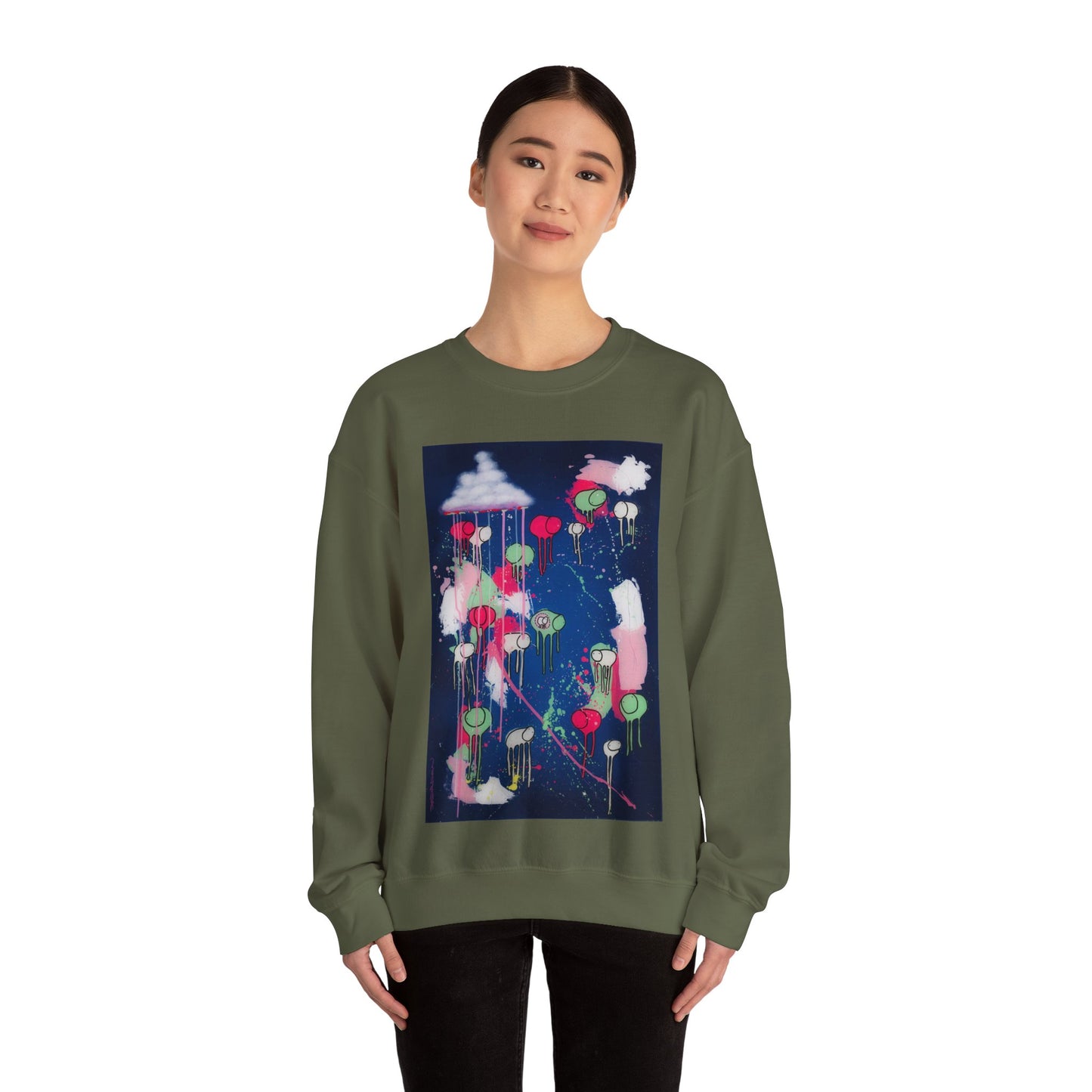 RAINING COWS "The Night Rose Thunder" Sweatshirt