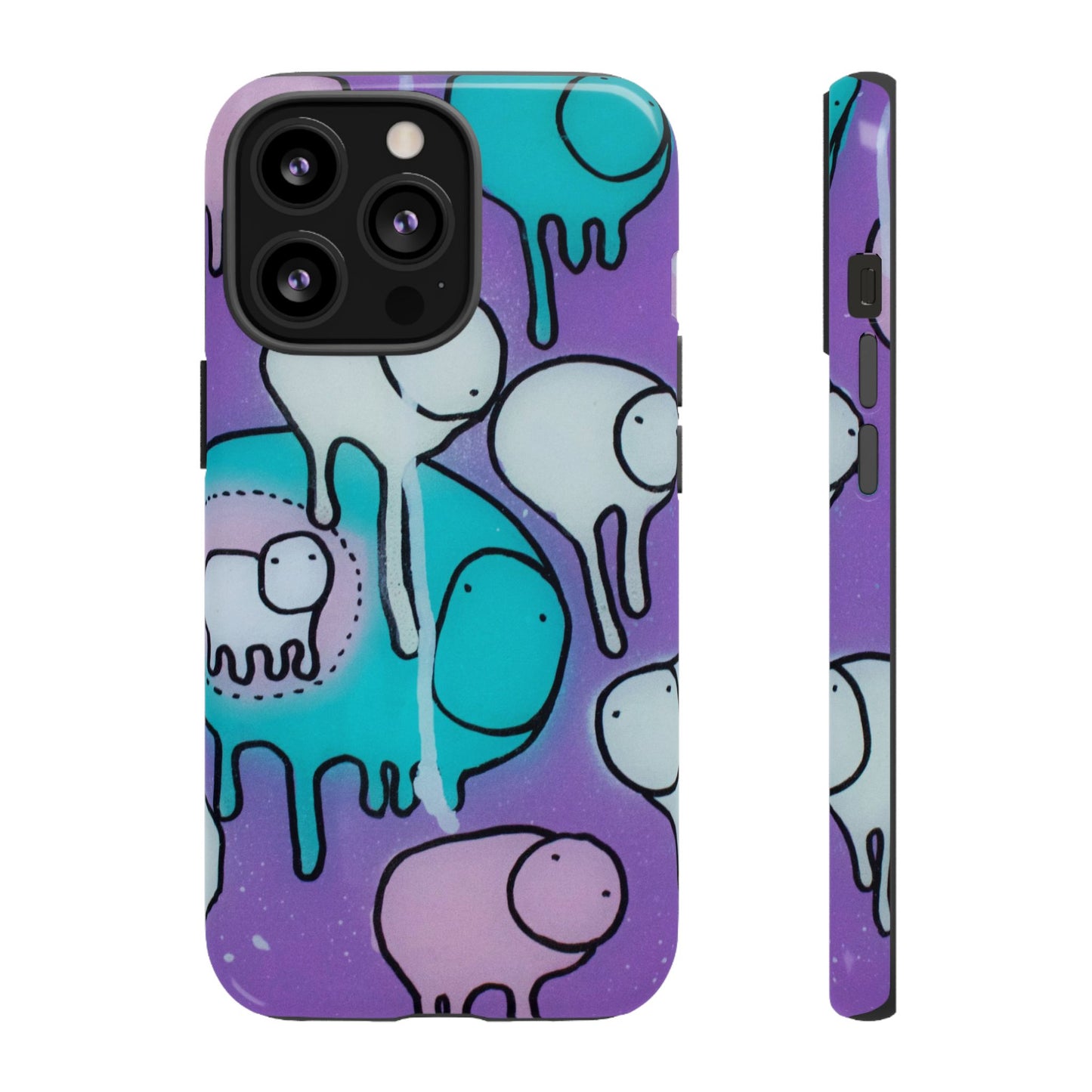 RAINING COWS "Yellow Interference" Phone Case