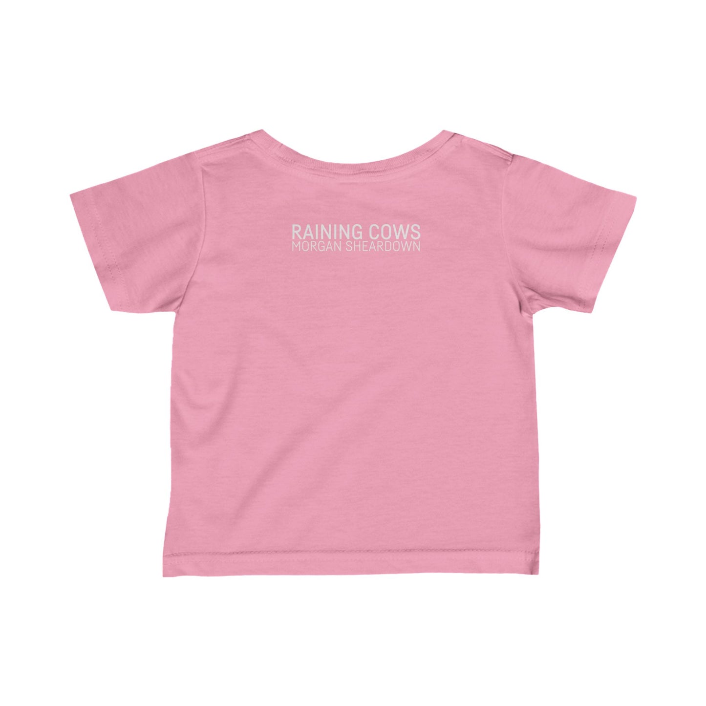 RAINING COWS "Yellow Interference" Infant Tee