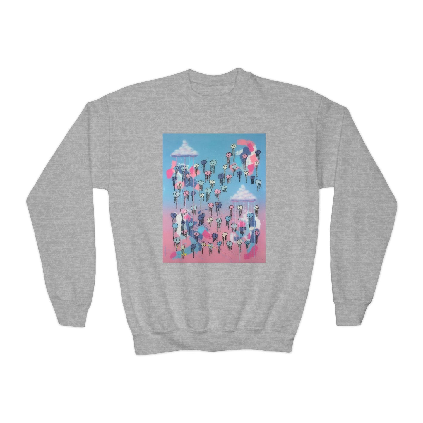 RAINING COWS "Sky Blossom" Kids Sweatshirt