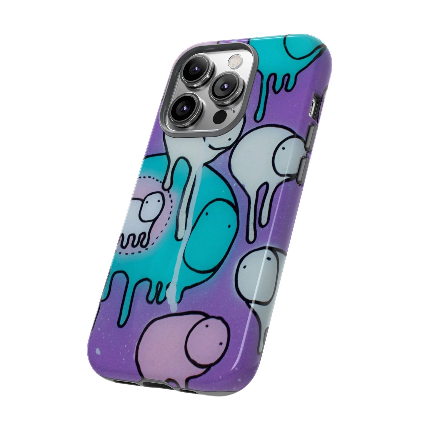 RAINING COWS "Yellow Interference" Phone Case