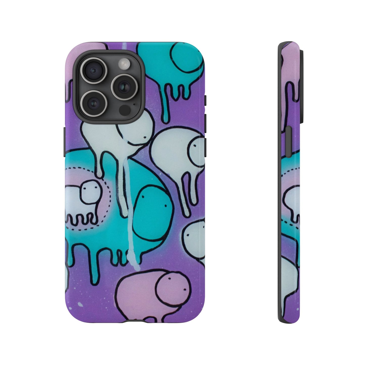 RAINING COWS "Yellow Interference" Phone Case