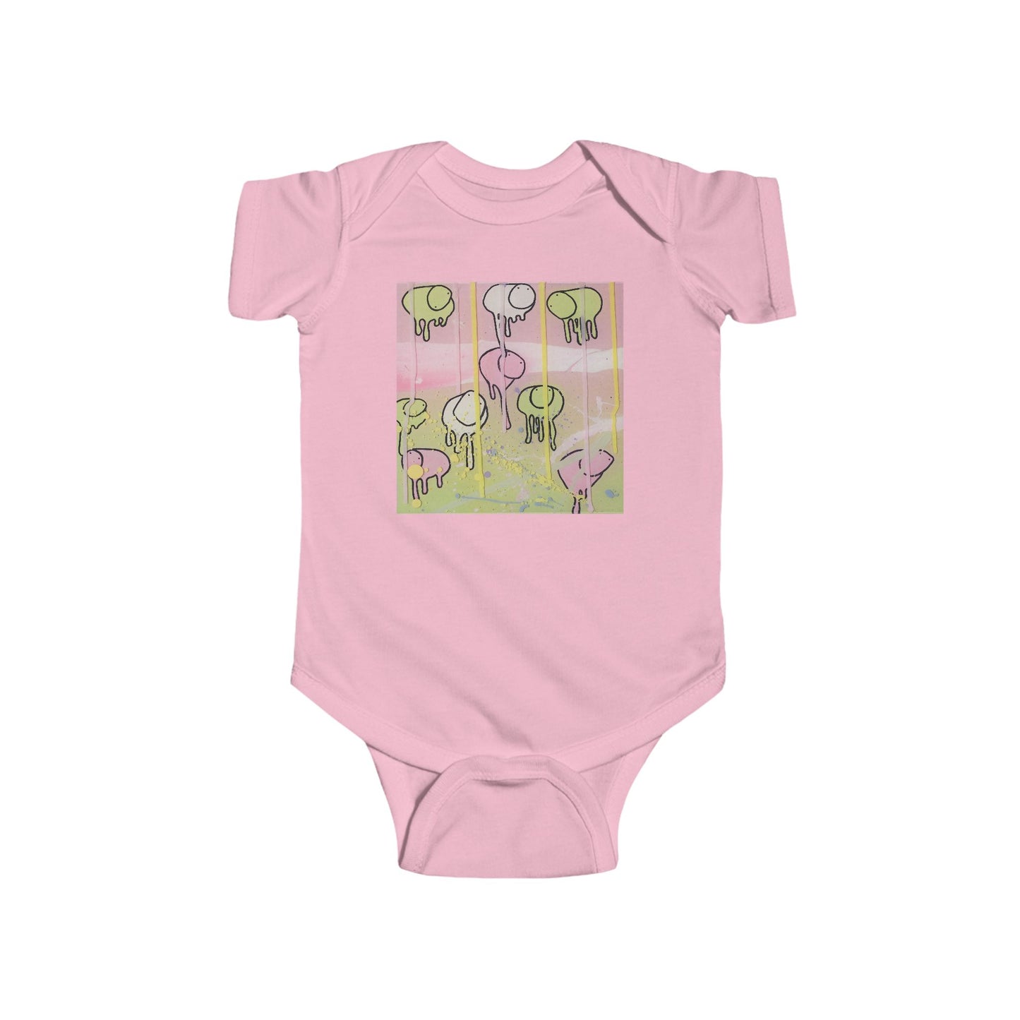 RAINING COWS "Camouflage Lightning" Baby Onesie