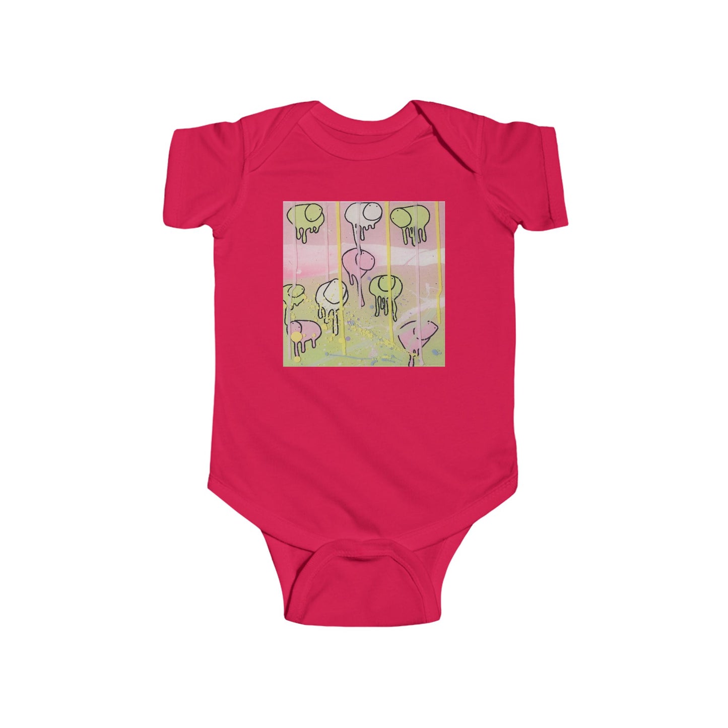 RAINING COWS "Camouflage Lightning" Baby Onesie