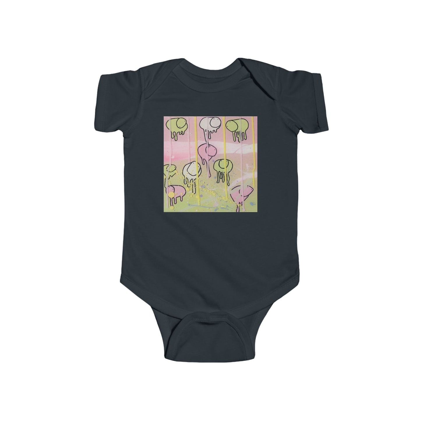 RAINING COWS "Camouflage Lightning" Baby Onesie