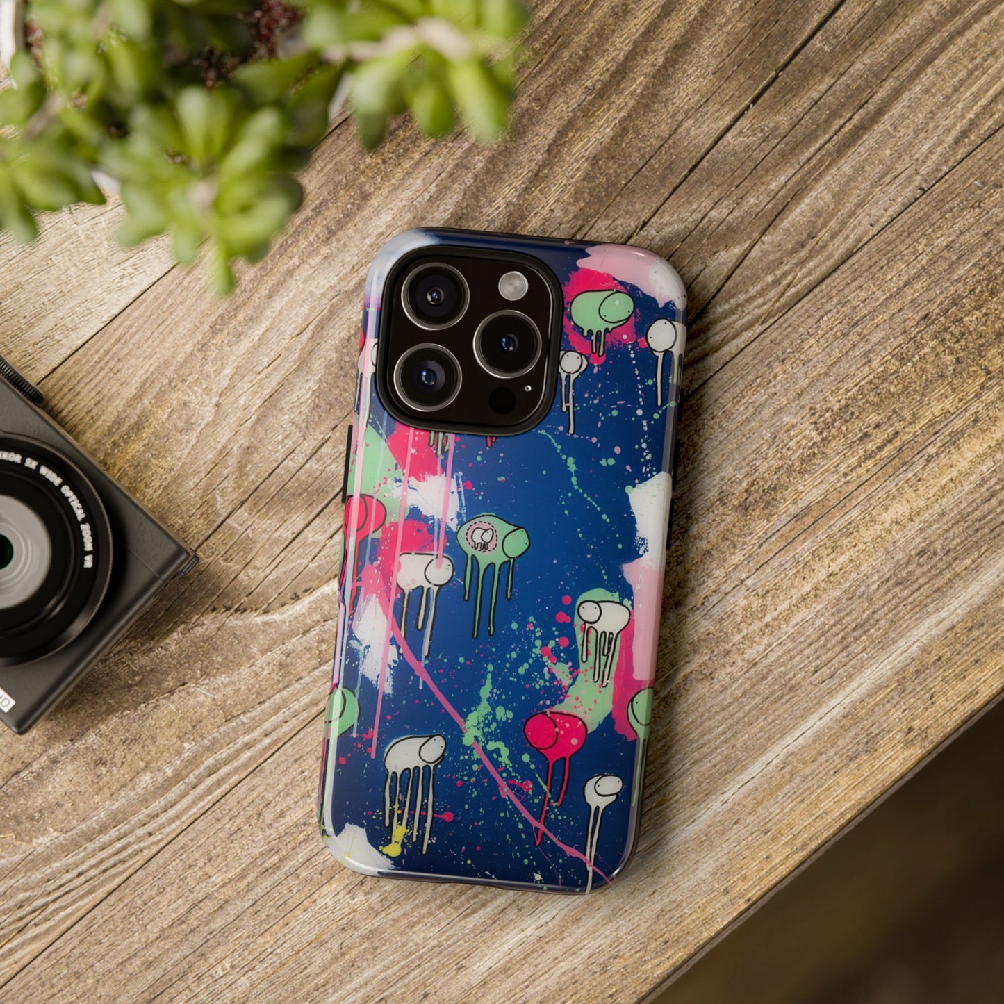 RAINING COWS "The Night Rose Thunder" Phone Case