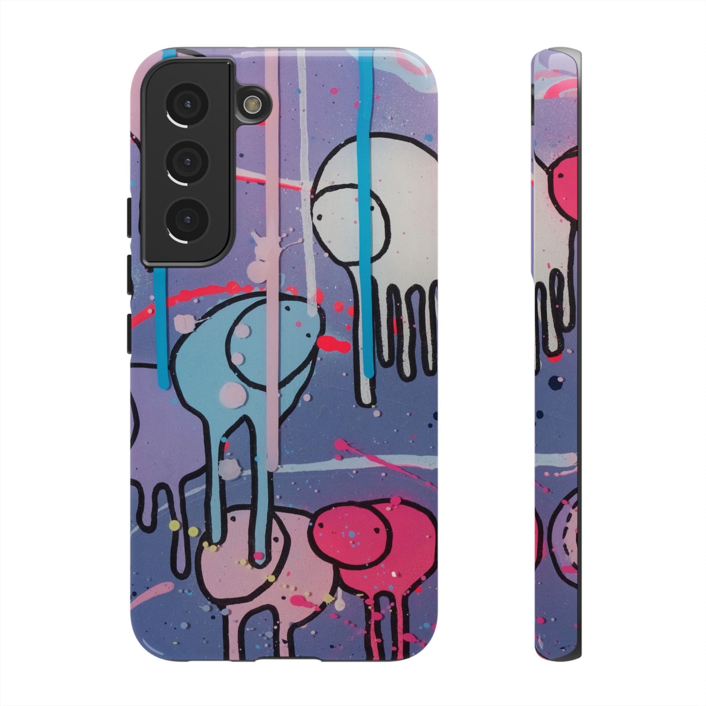 RAINING COWS "Purple Alley Streets" Phone Case