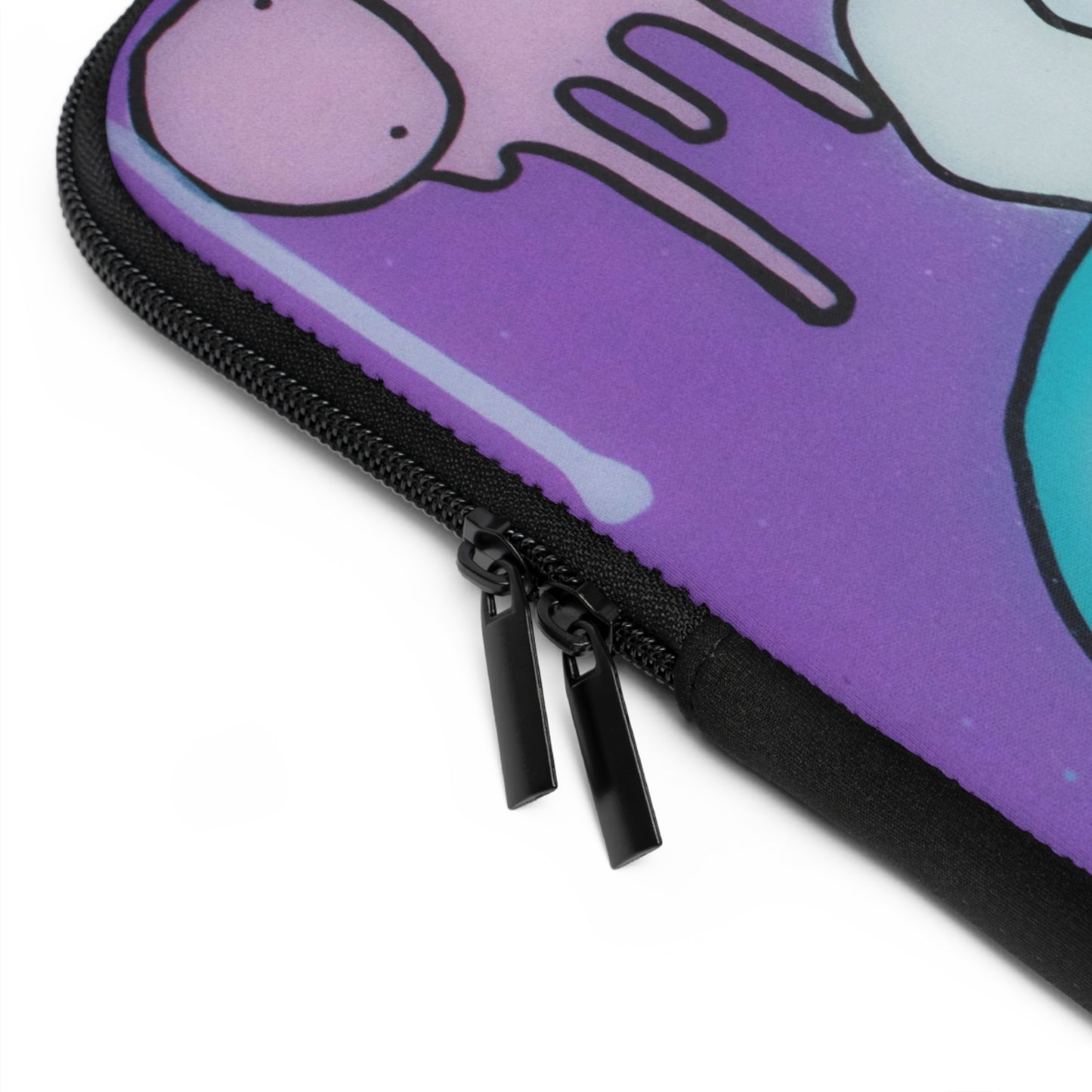 RAINING COWS "Yellow Interference" Laptop Sleeve