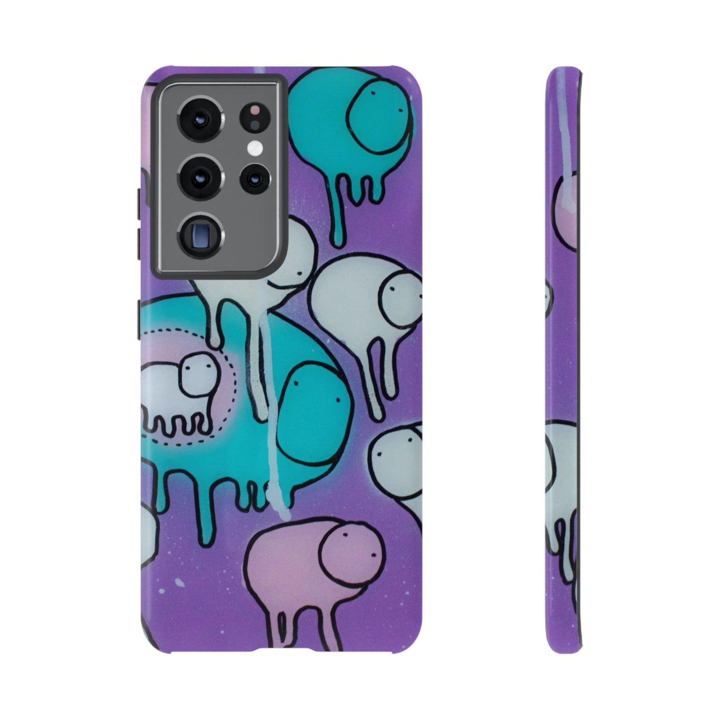 RAINING COWS "Yellow Interference" Phone Case