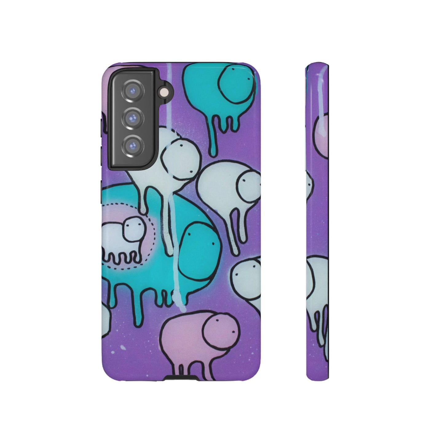 RAINING COWS "Yellow Interference" Phone Case
