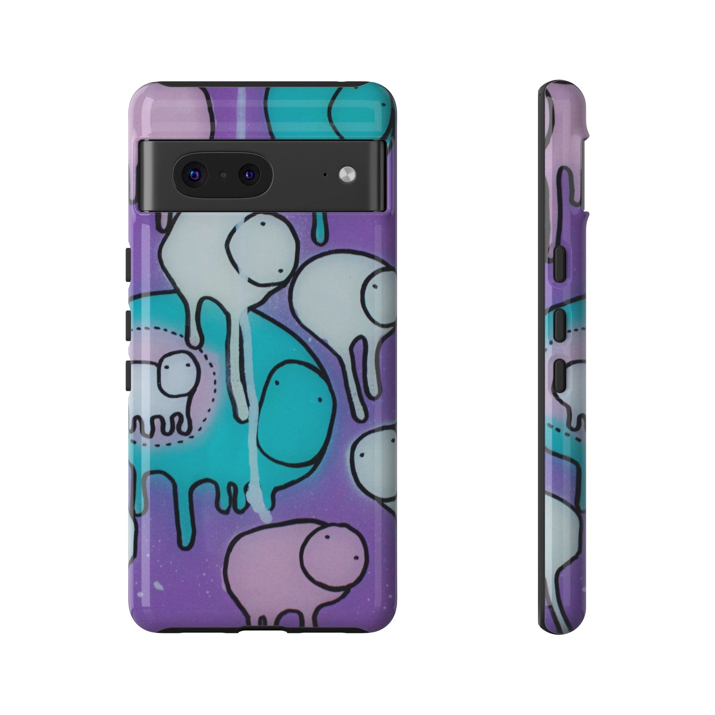 RAINING COWS "Yellow Interference" Phone Case