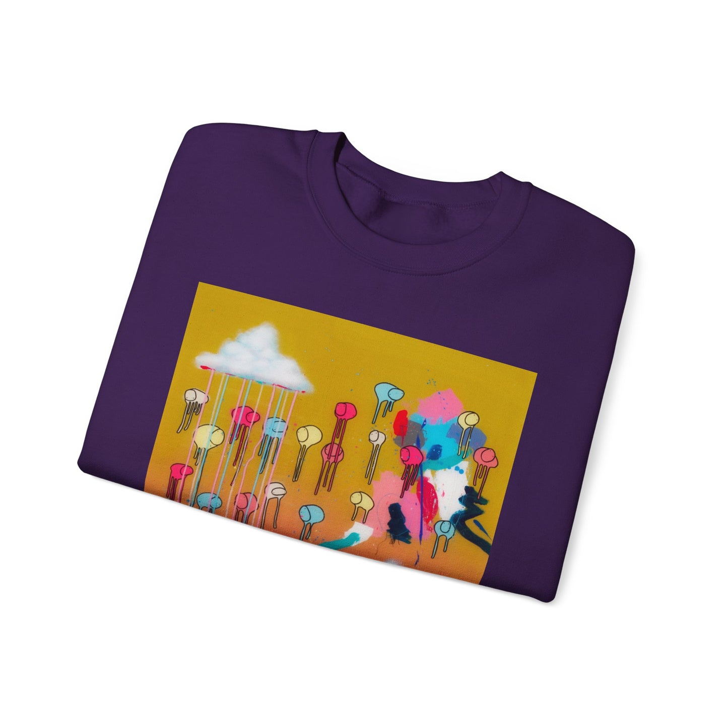 RAINING COWS "Bubble Gum Sun" Sweatshirt