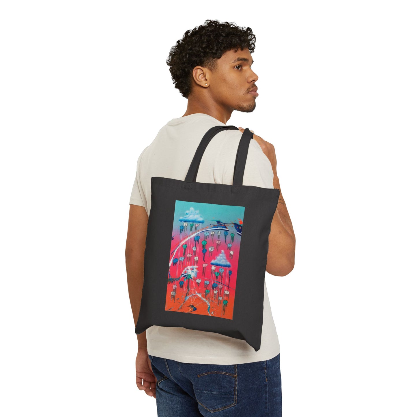 RAINING COWS "Vibrant Horizon" Tote Bag