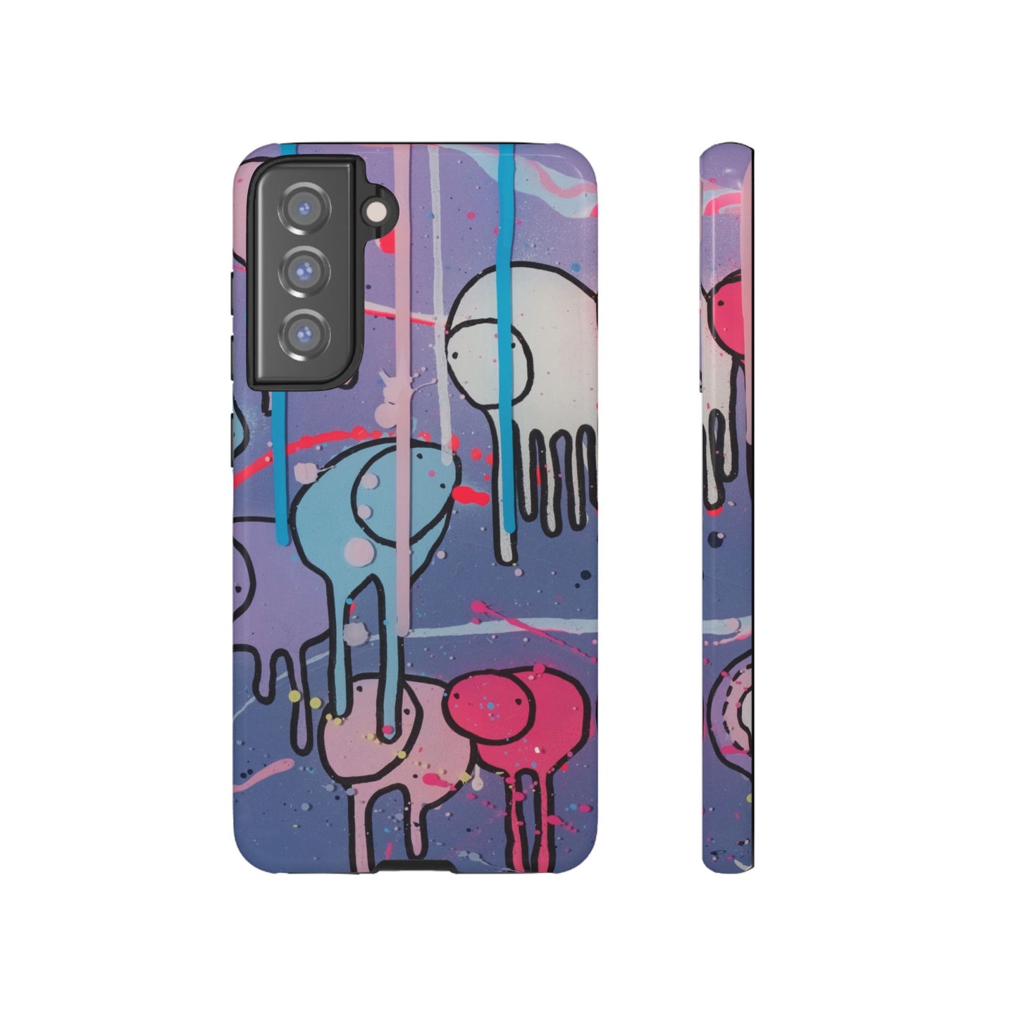 RAINING COWS "Purple Alley Streets" Phone Case