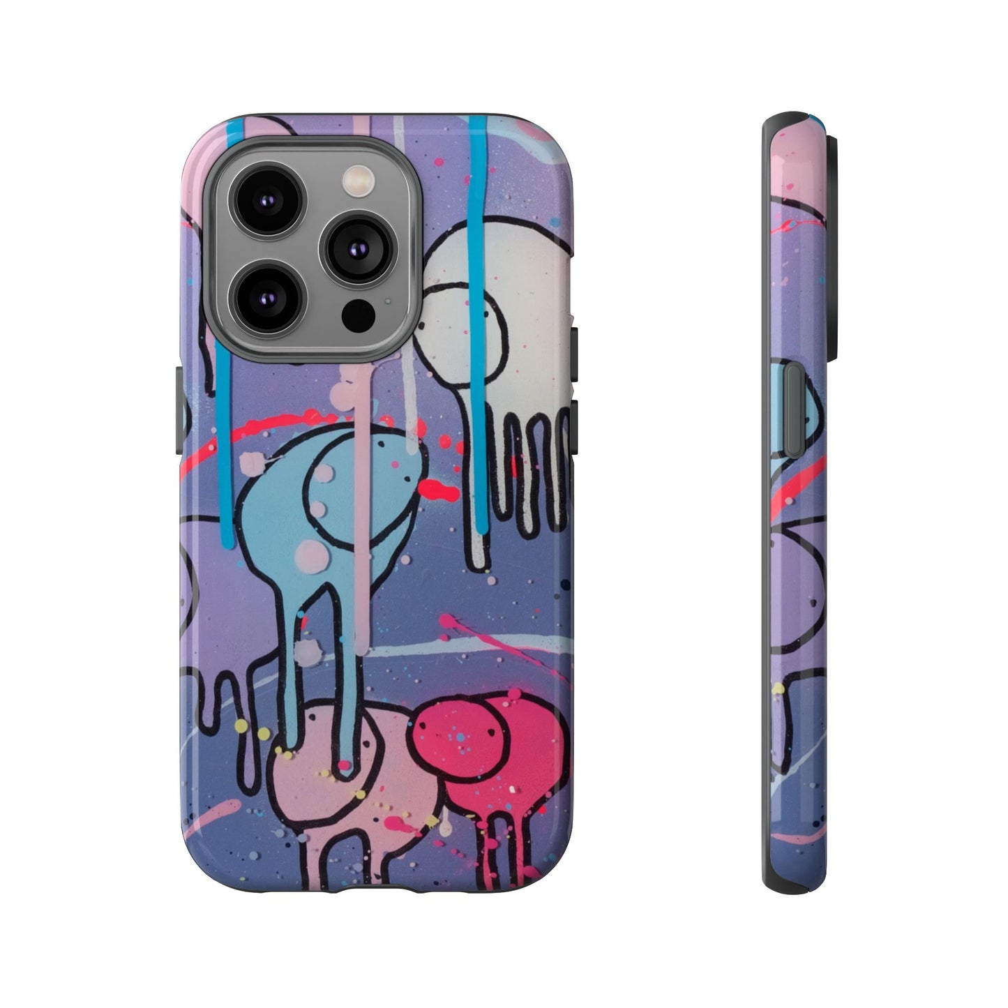 RAINING COWS "Purple Alley Streets" Phone Case