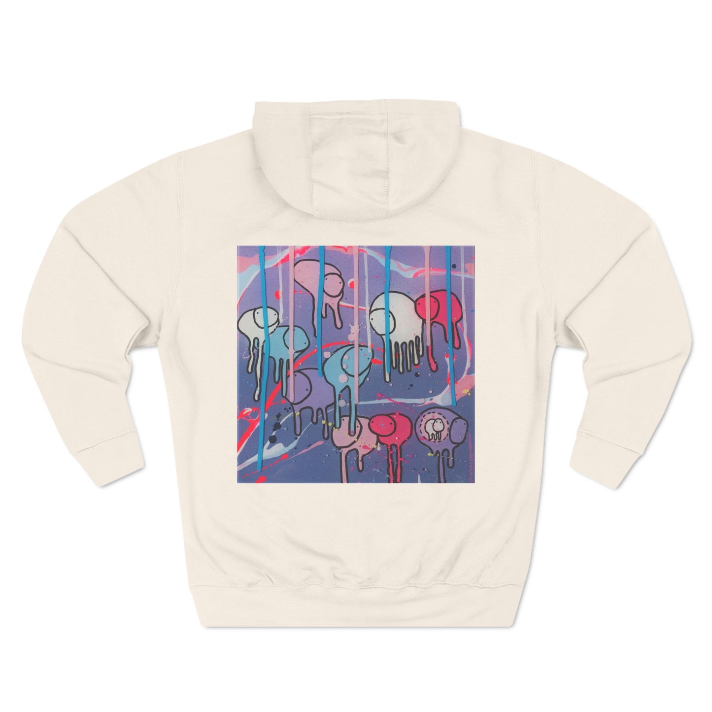 RAINING COWS "Purple Alley Street" Hoodie