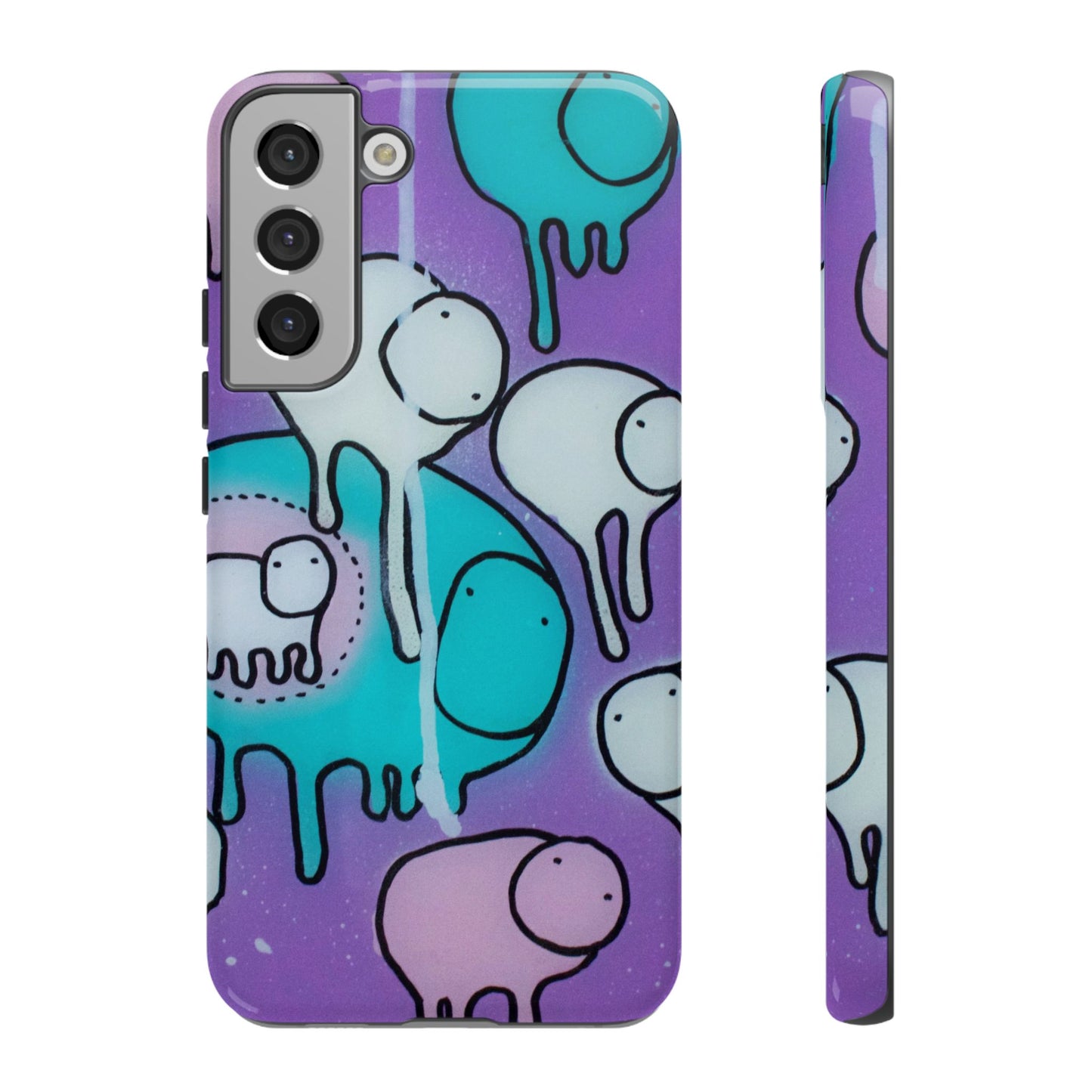 RAINING COWS "Yellow Interference" Phone Case