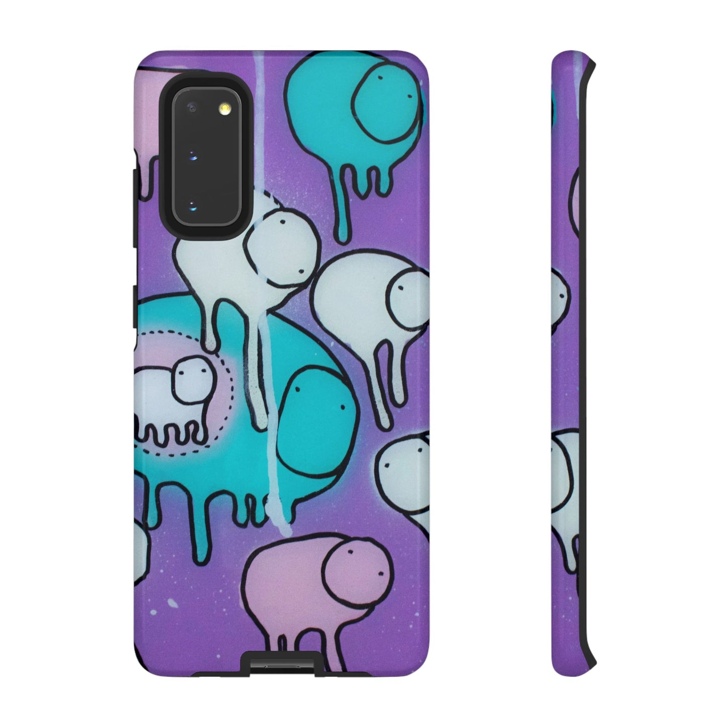 RAINING COWS "Yellow Interference" Phone Case