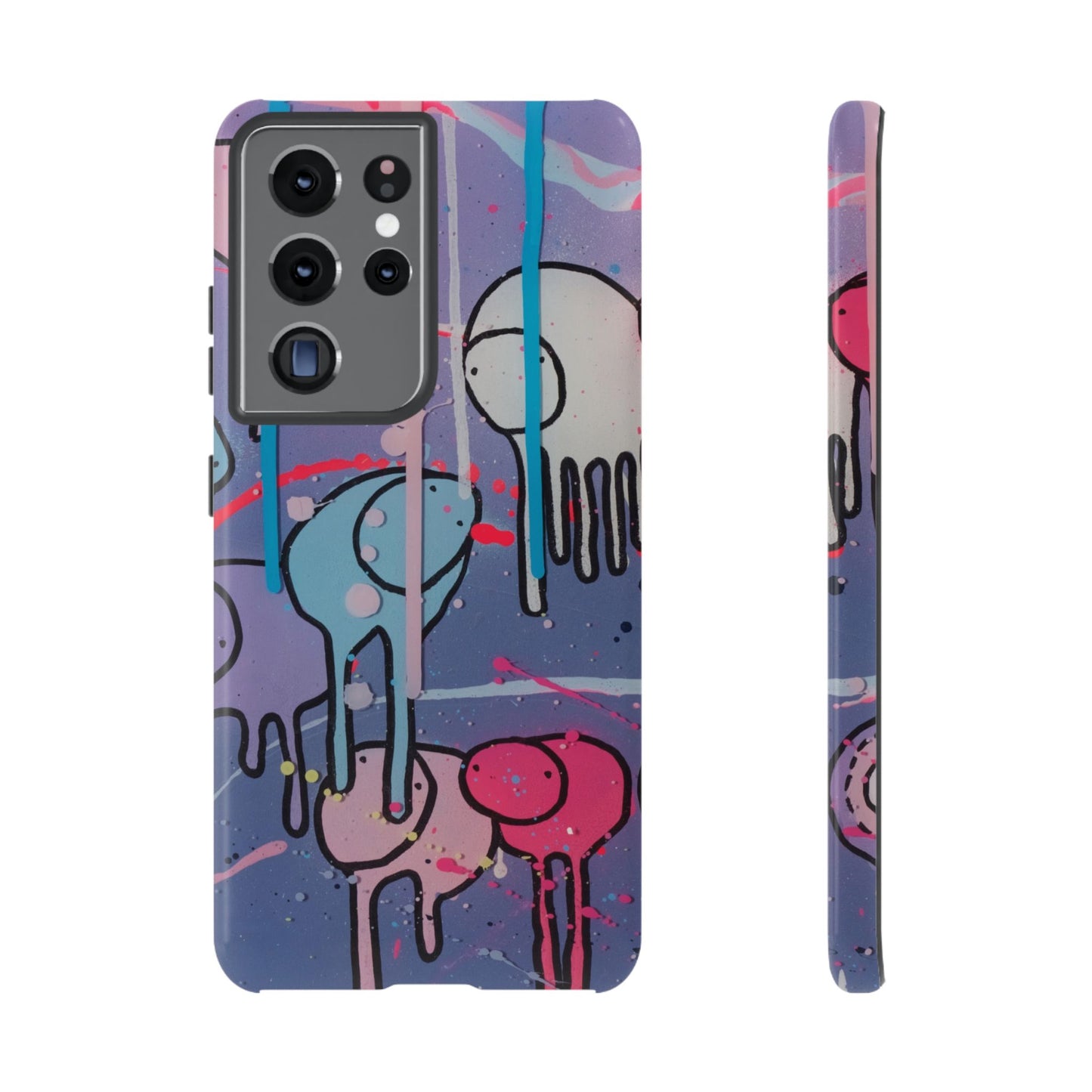 RAINING COWS "Purple Alley Streets" Phone Case