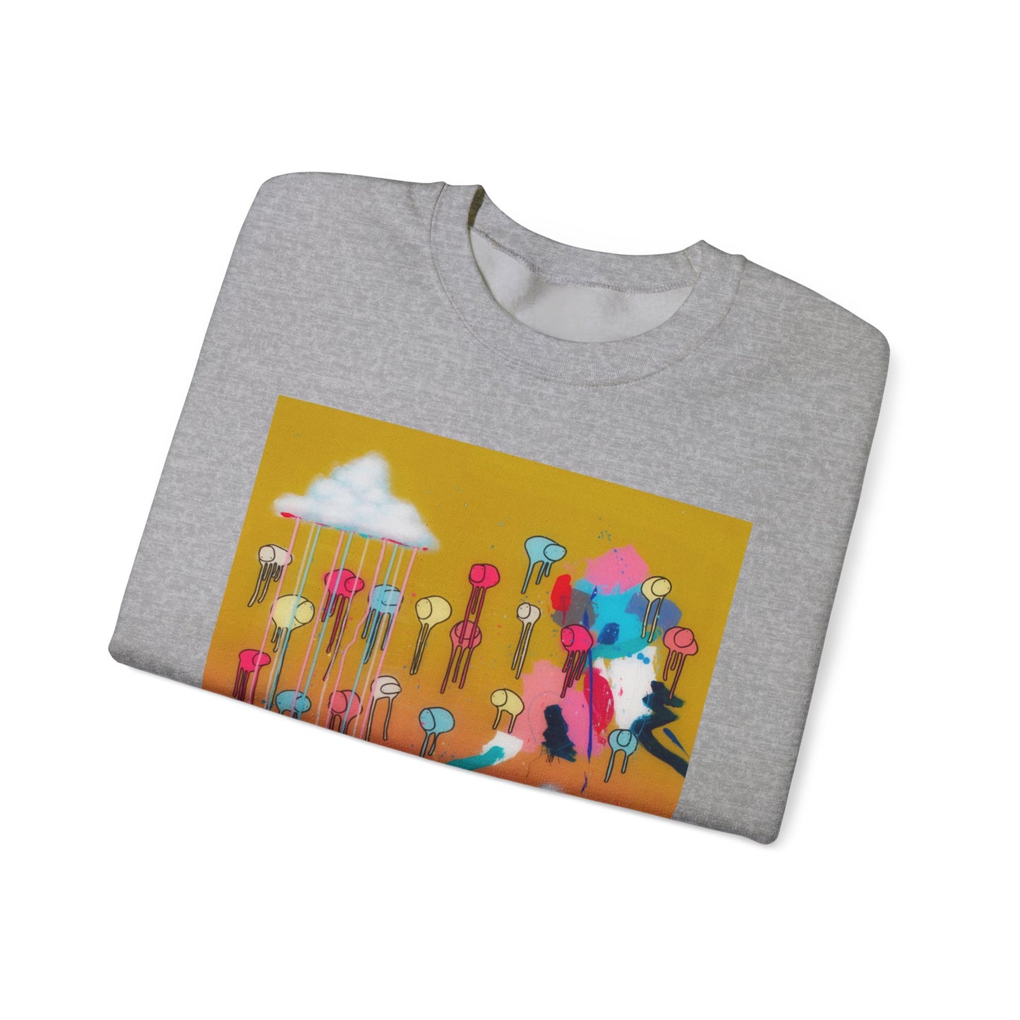 RAINING COWS "Bubble Gum Sun" Sweatshirt