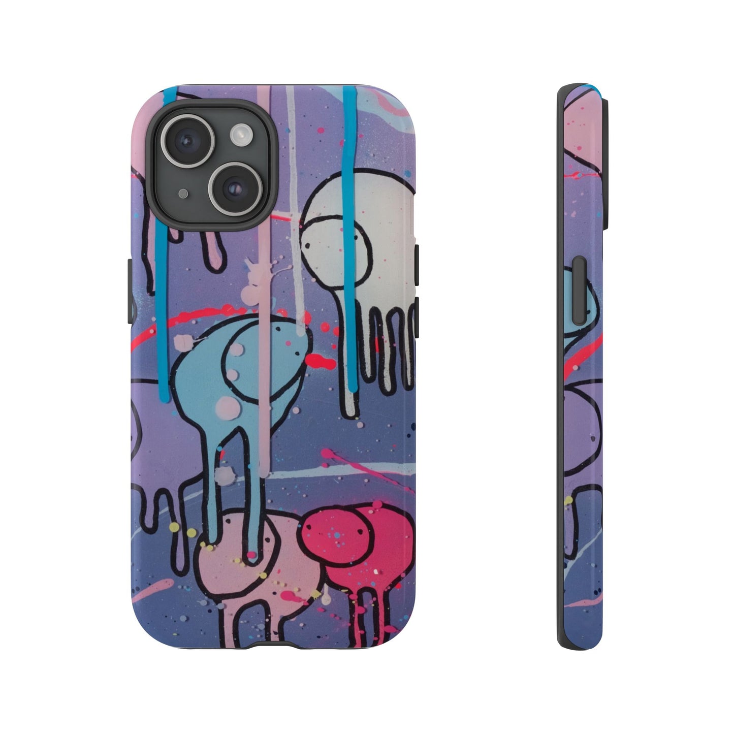 RAINING COWS "Purple Alley Streets" Phone Case