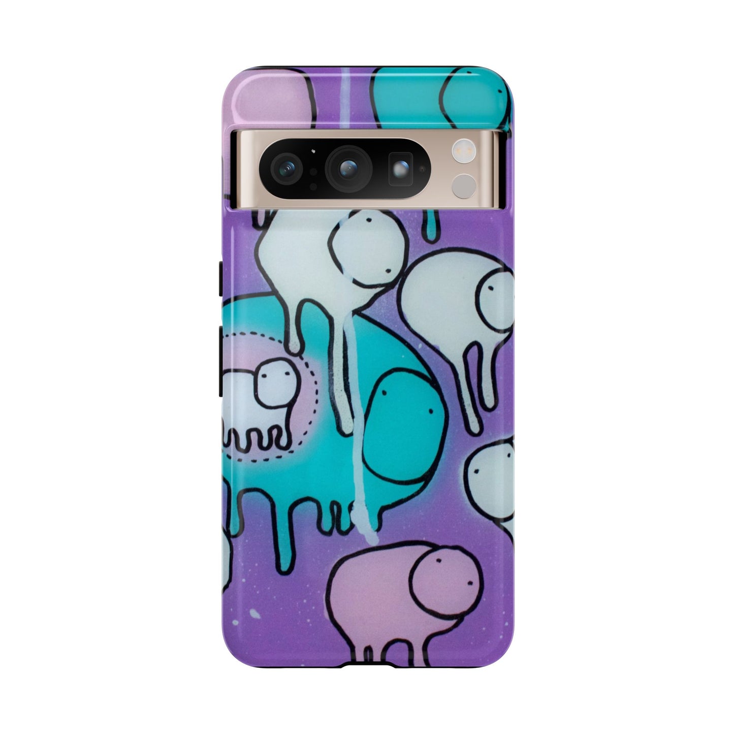 RAINING COWS "Yellow Interference" Phone Case