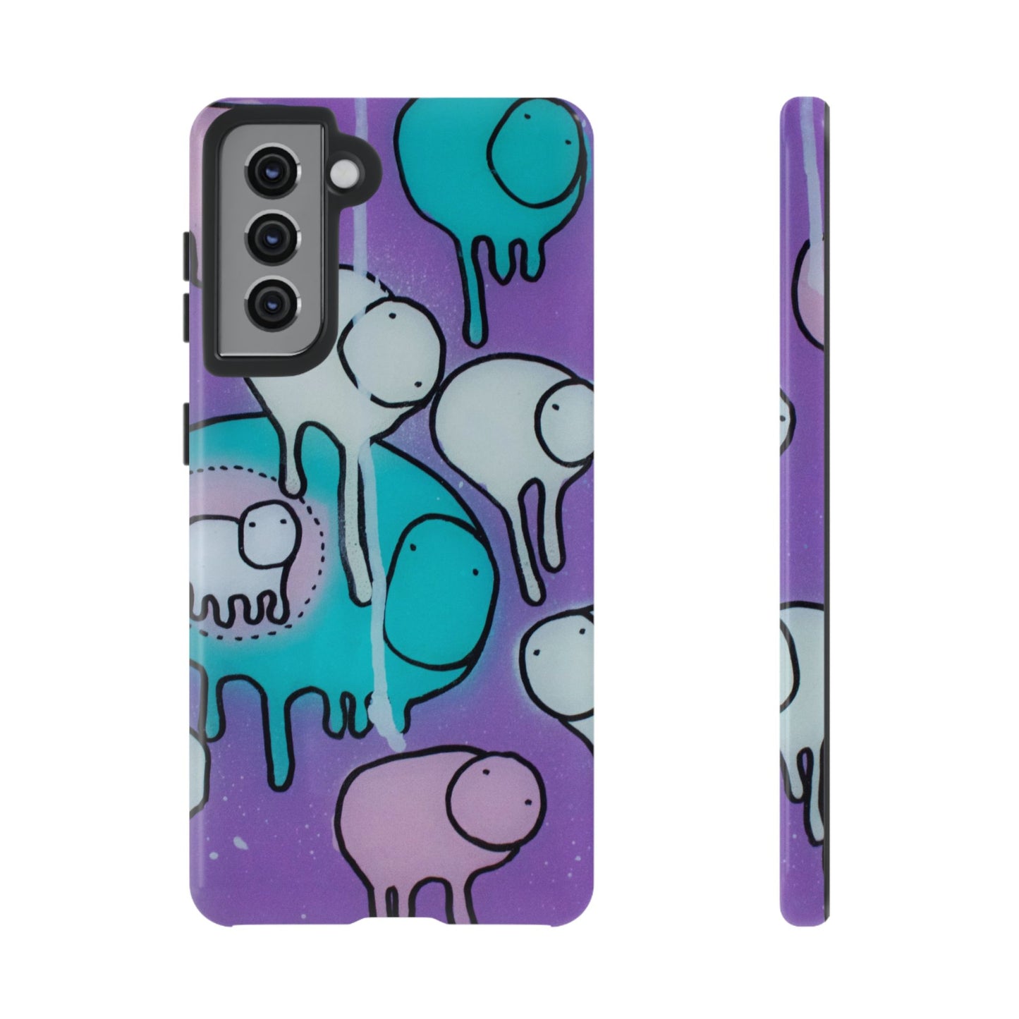 RAINING COWS "Yellow Interference" Phone Case