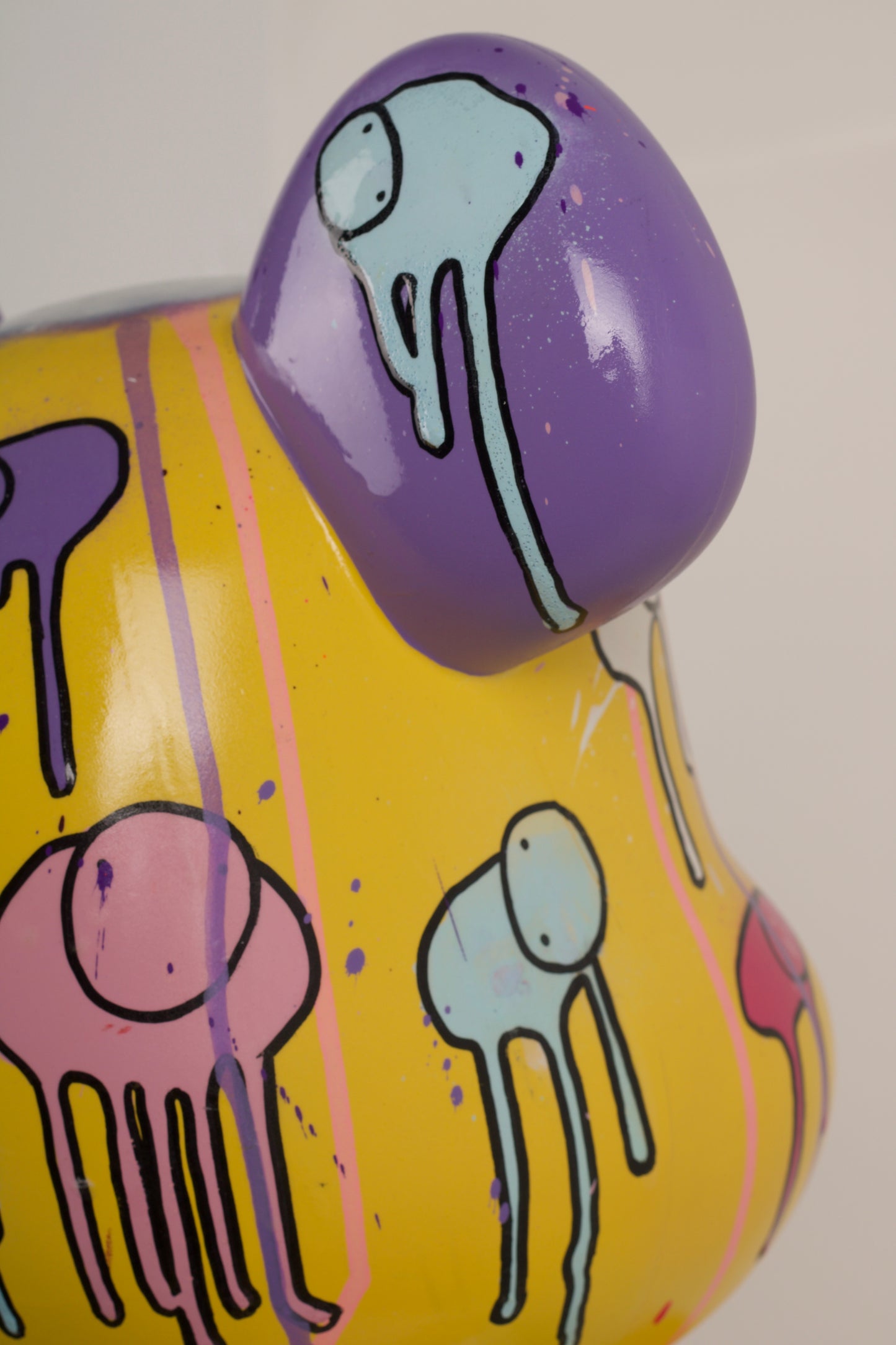 RAINING COWS X BE@RBRICK 1000% (Yellow)