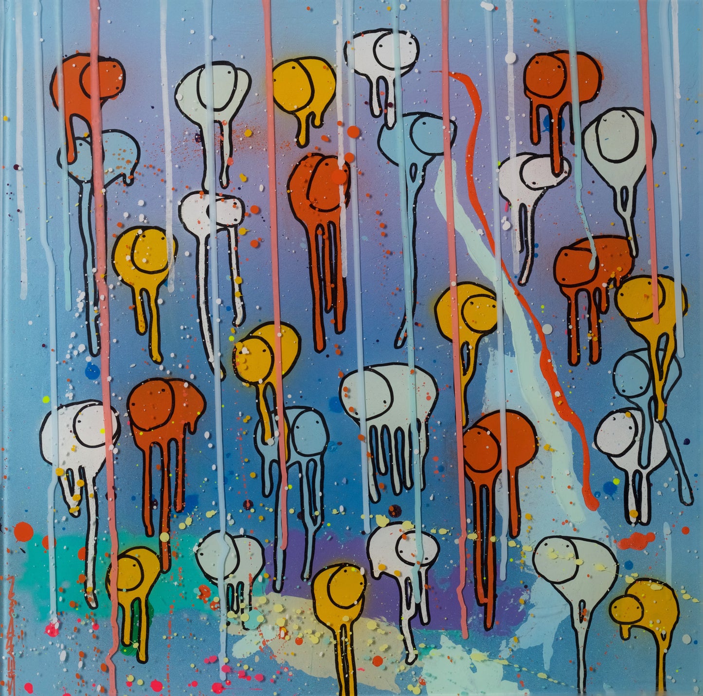 RAINING COWS Dancing Shadows By Morgan Sheardown Toronto Artist