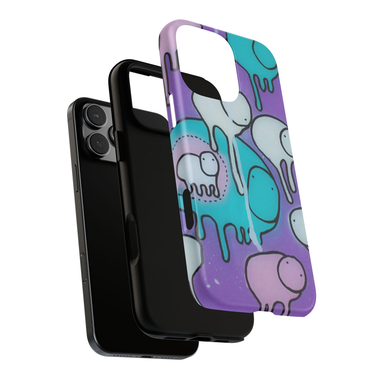 RAINING COWS "Yellow Interference" Phone Case