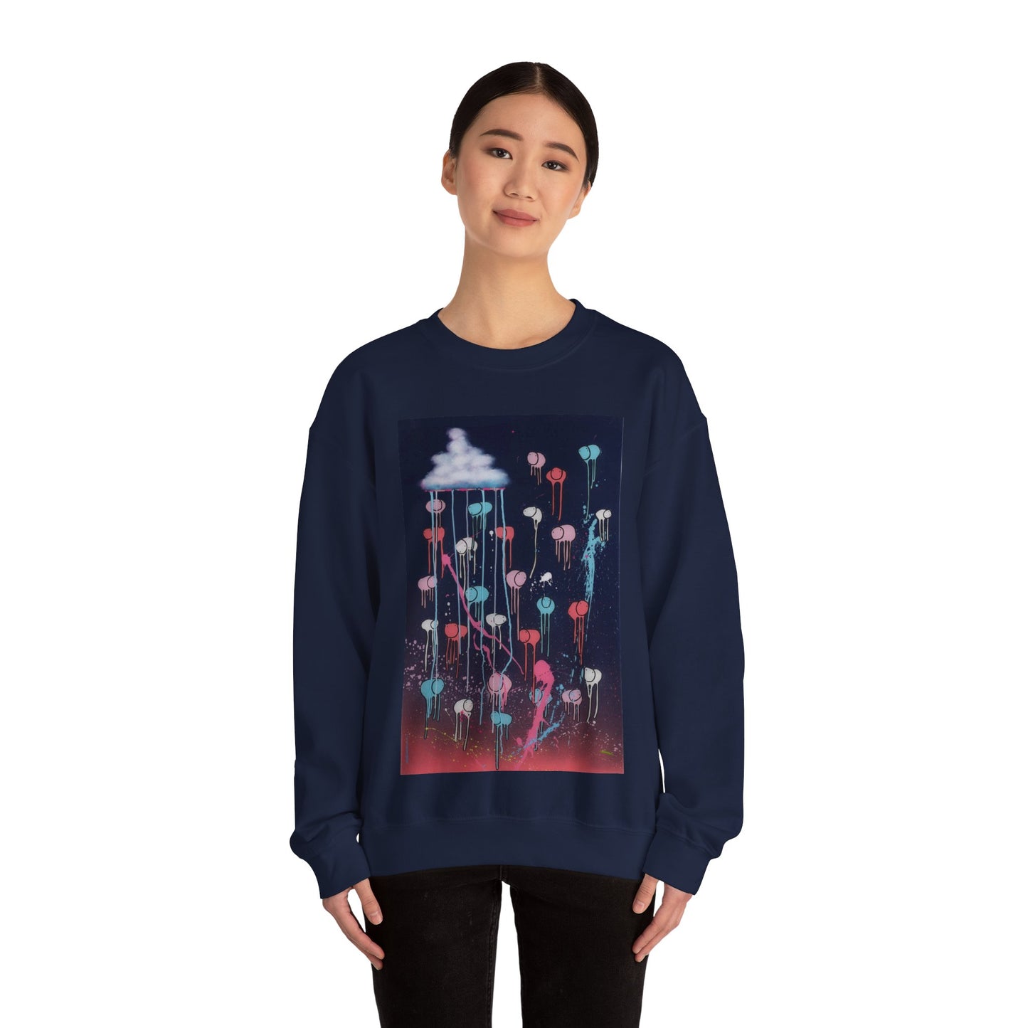 RAINING COWS "Pink Lightning" Sweatshirt