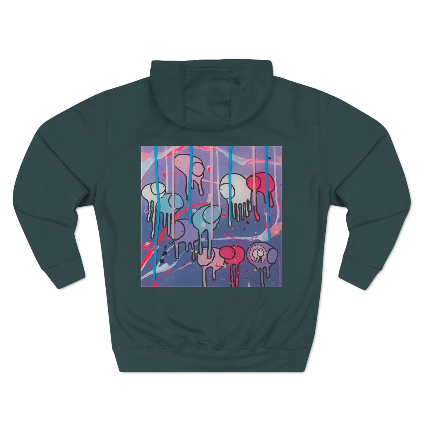 RAINING COWS "Purple Alley Street" Hoodie