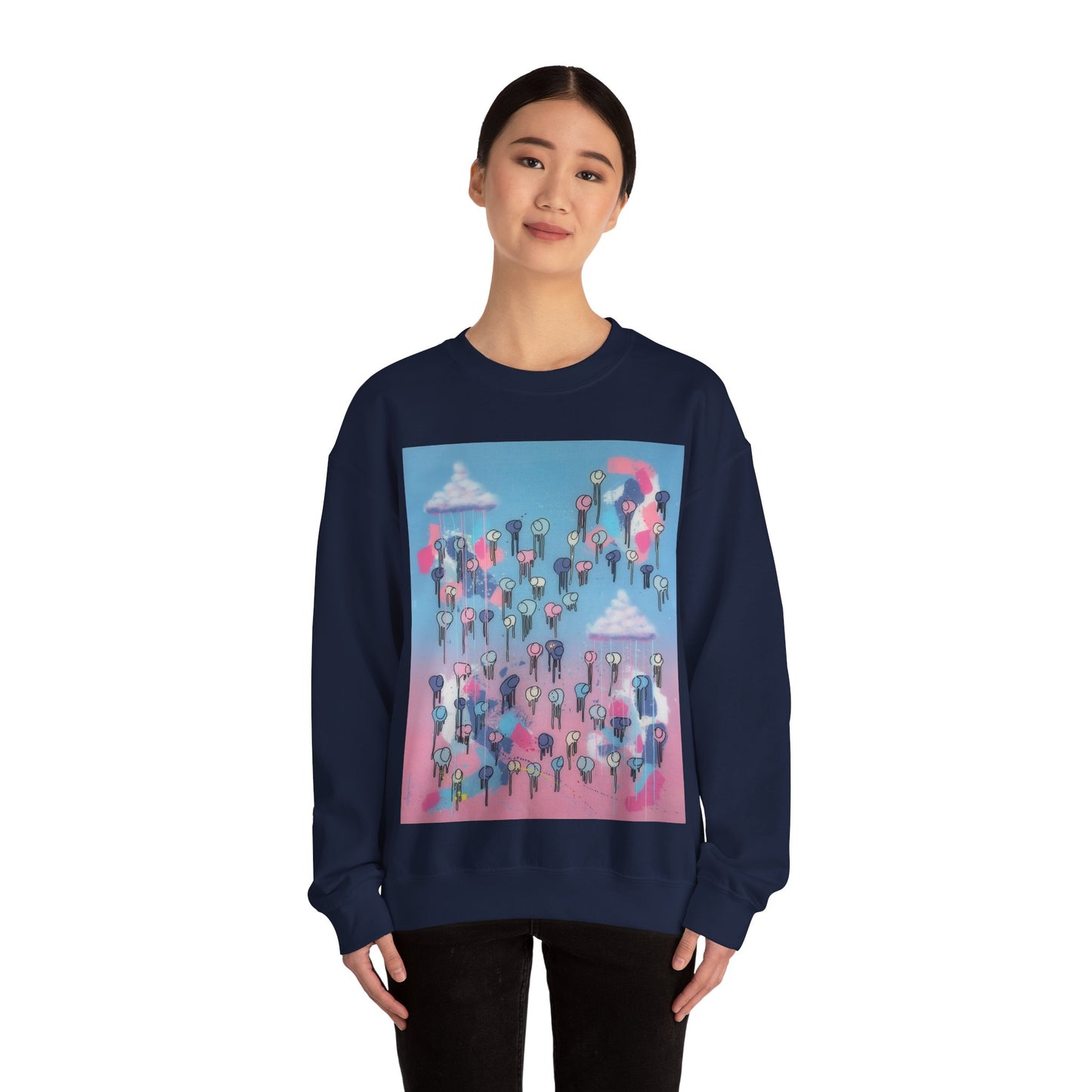 RAINING COWS "Sky Blossom" Sweatshirt