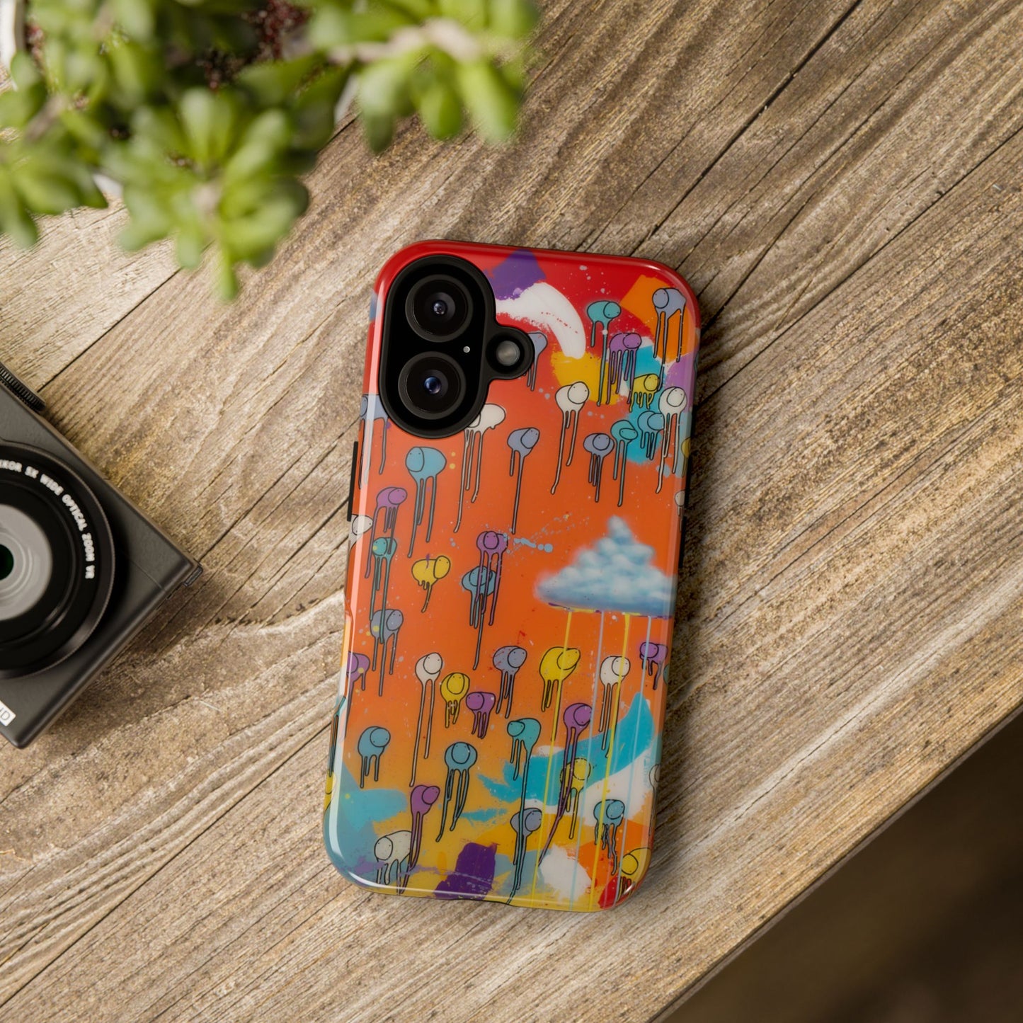 RAINING COWS "Dancing Flame" Phone Case