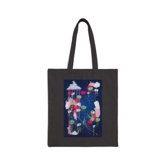 RAINING COWS "The Night Rose Thunder" Tote Bag