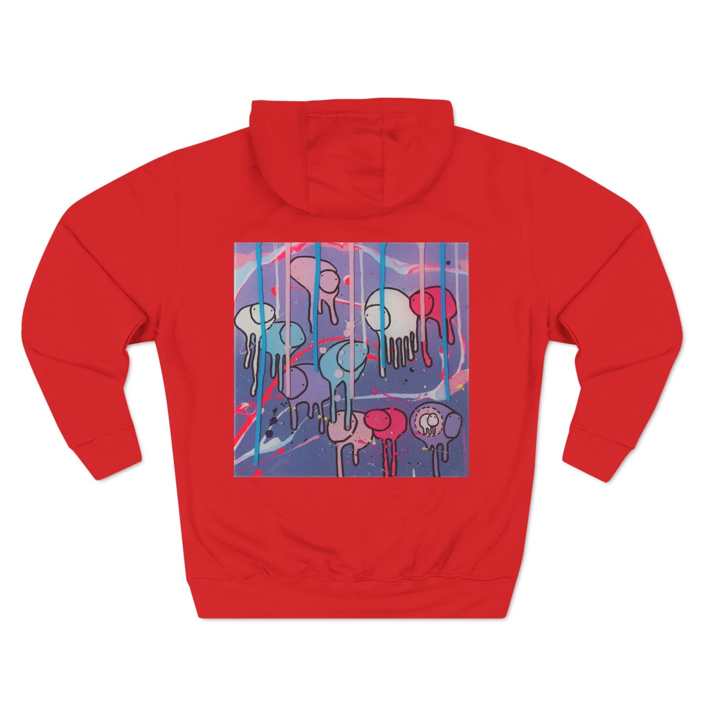 RAINING COWS "Purple Alley Street" Hoodie