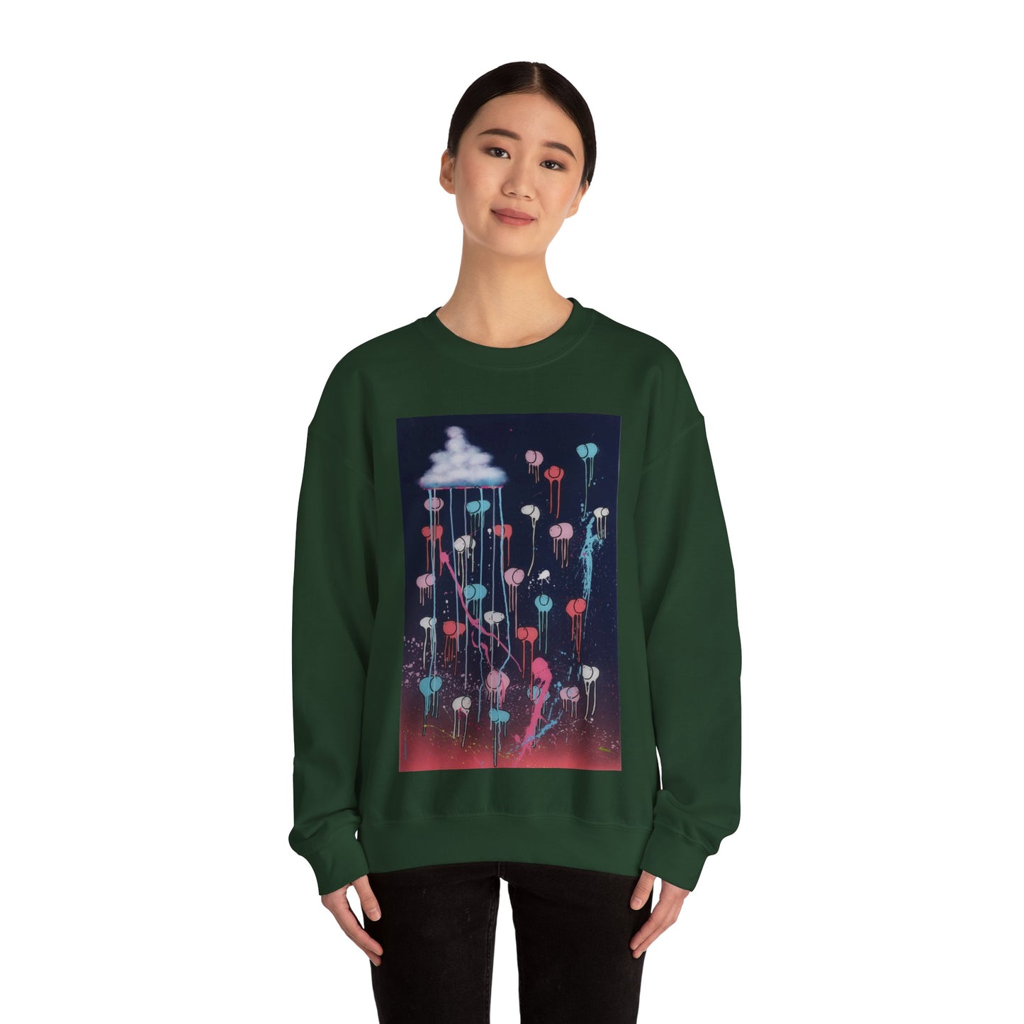 RAINING COWS "Pink Lightning" Sweatshirt
