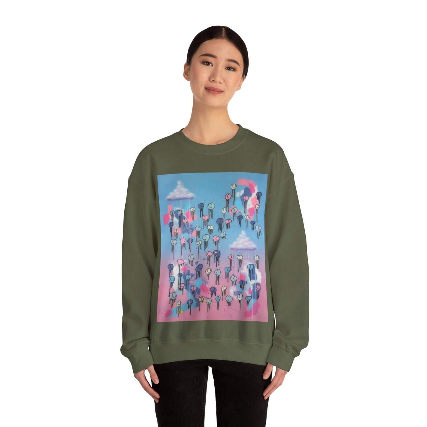 RAINING COWS "Sky Blossom" Sweatshirt