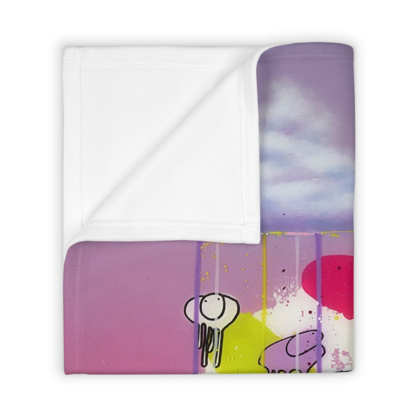 RAINING COWS "Mystic Showers" Throw Blanket