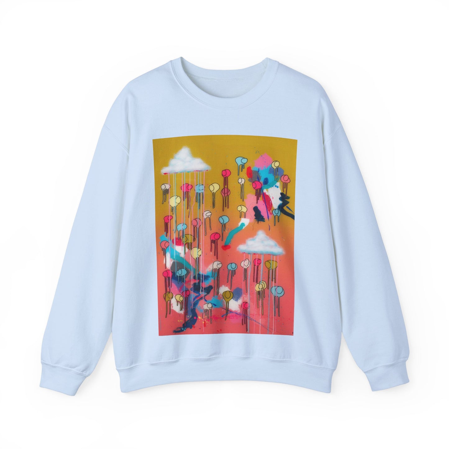 RAINING COWS "Bubble Gum Sun" Sweatshirt