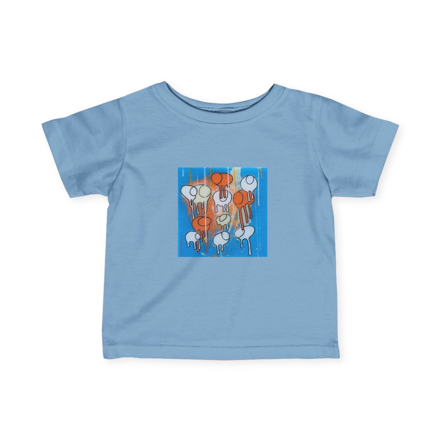 RAINING COWS "Blue Oranges" Infant Tee